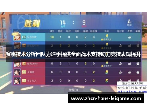 赛事技术分析团队为选手提供全面战术支持助力竞技表现提升