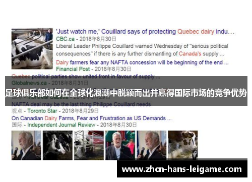 足球俱乐部如何在全球化浪潮中脱颖而出并赢得国际市场的竞争优势